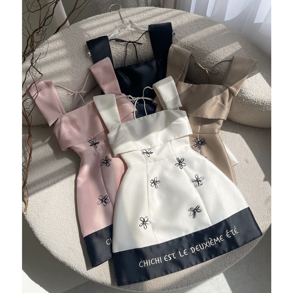 ĐẦM ĐÍNH HOA   -   J05153