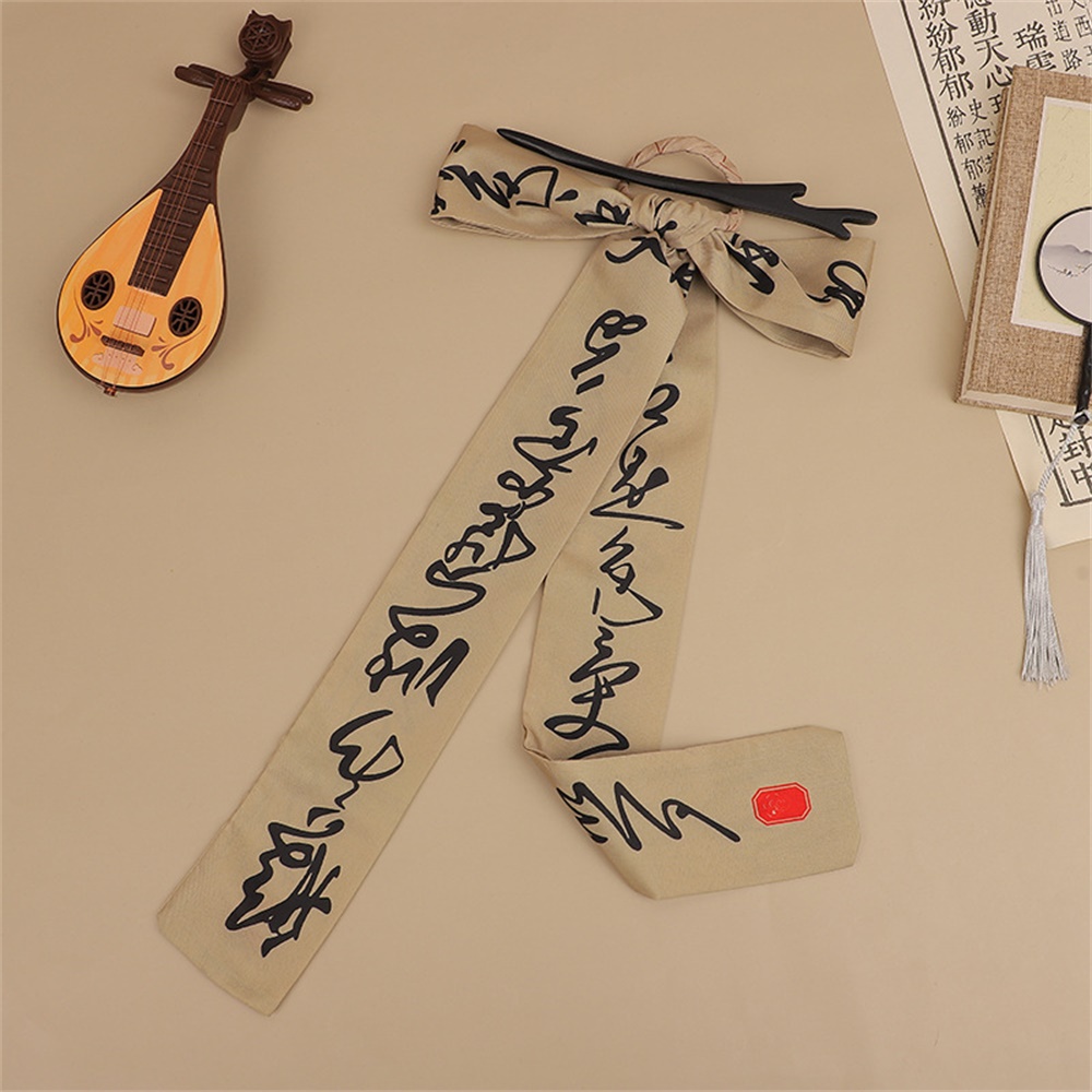 Trâm Cài Tóc Phối Dây Ruy Băng Phong Cách Trung Hoa Cổ Điển Cho Nữ