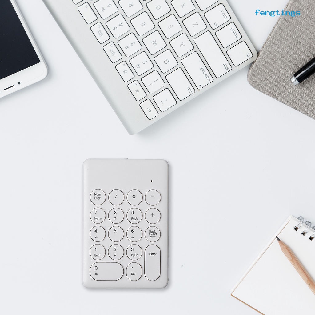 Bàn Phím Số Không Dây 2.4G Bluetooth 269 Di Động Tiện Dụng Cho Laptop