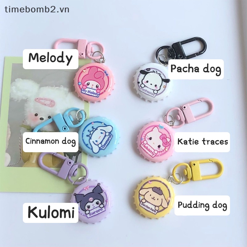 SANRIO  Móc Khóa Ba Lô / Balo / Túi Xách Hình my melody purin pocha kawaii kittty kuromi cinnamoroll my melody purin Làm Quà Tặng Sinh Nhật Cho Bé ~
