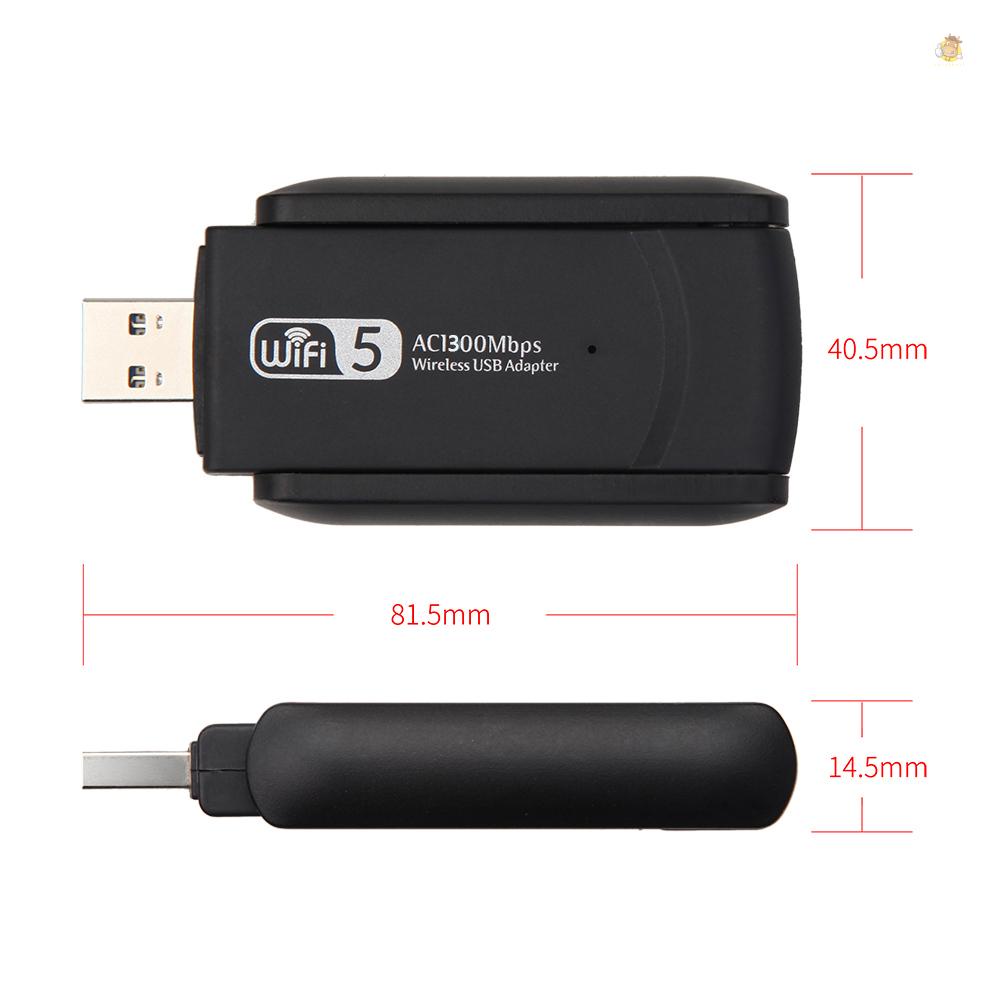 Usb wifi Không Dây 1300mbps lan usb ethernet 2.4g 5g Băng Tần Kép