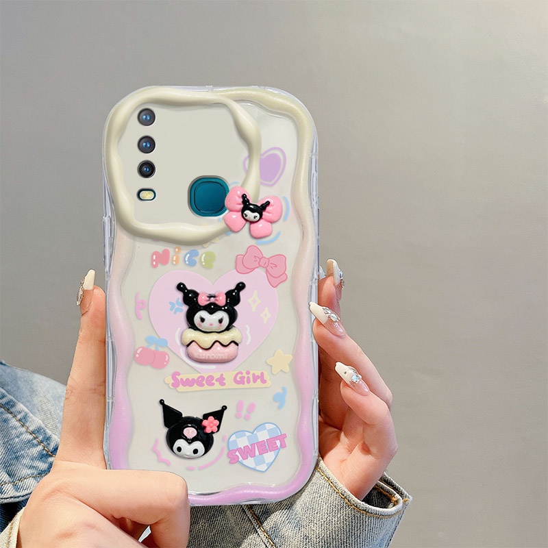 Ốp lưng vivo y15 ốp lưng vivo y17  Ốp Điện Thoại Gắn Búp Bê 3d Dễ Thương Cho vivo u10 vivo y17 y12