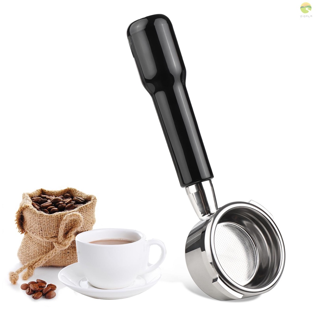 Cốc Lọc Cà Phê 2 Tai 58mm Bằng Nhựa Không Đáy Bằng Thép Không Gỉ Cho gaggia classic evolution Em Bé Mới
