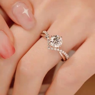 Thời Trang Nhẫn Đính Đá Pha Lê Cho Nữ