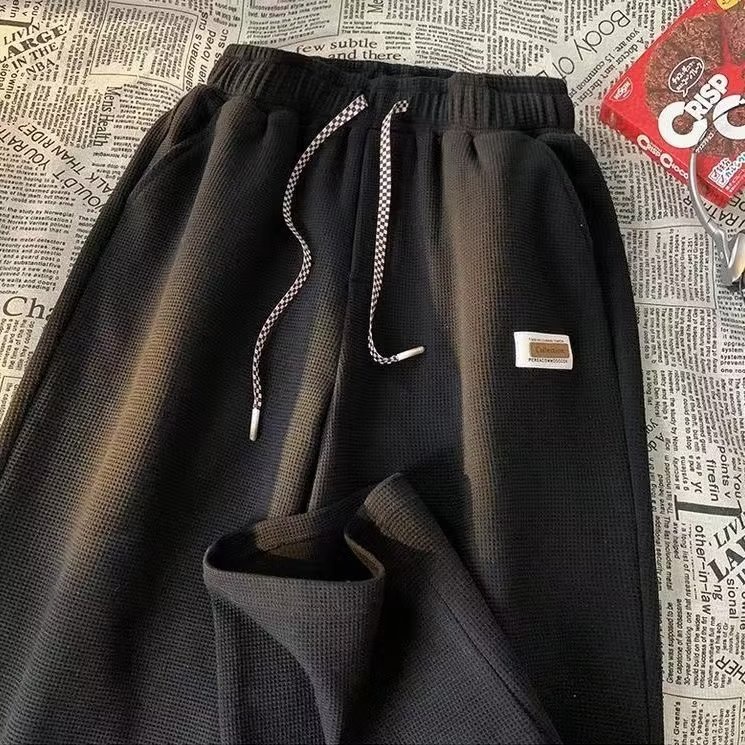 Quần Dài Dáng Suông Họa Tiết Kẻ Sọc Đơn Giản Hợp Thời Trang Cho Nam