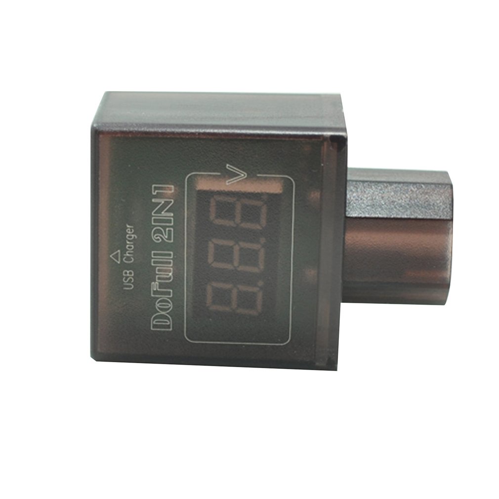 Vôn Kế Điện Tử 2 Trong 1 48v / 60v / 72v / 96v Cho Xe Hơi