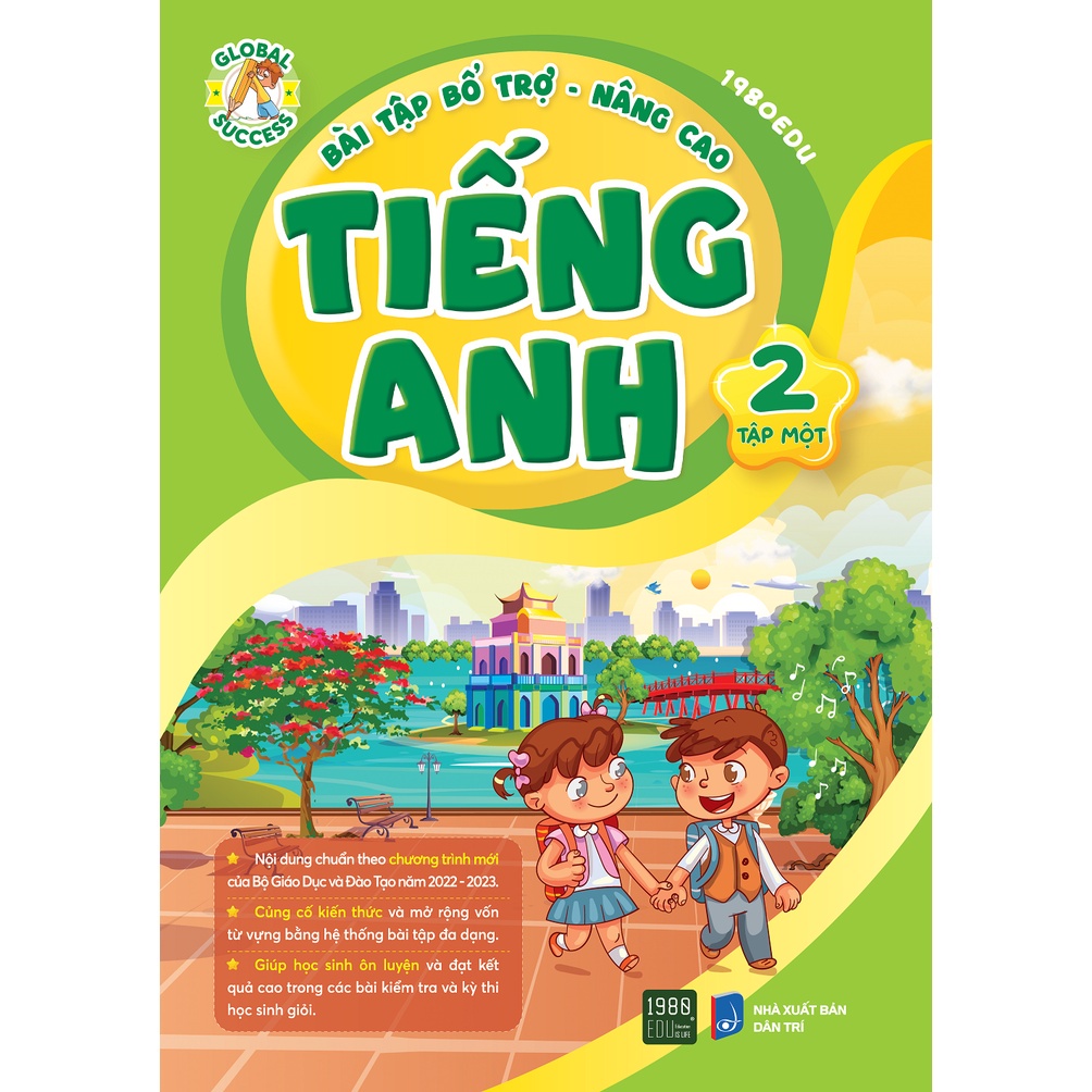 Sách - Bài tập bổ trợ nâng cao tiếng anh lớp 2 Tập 1