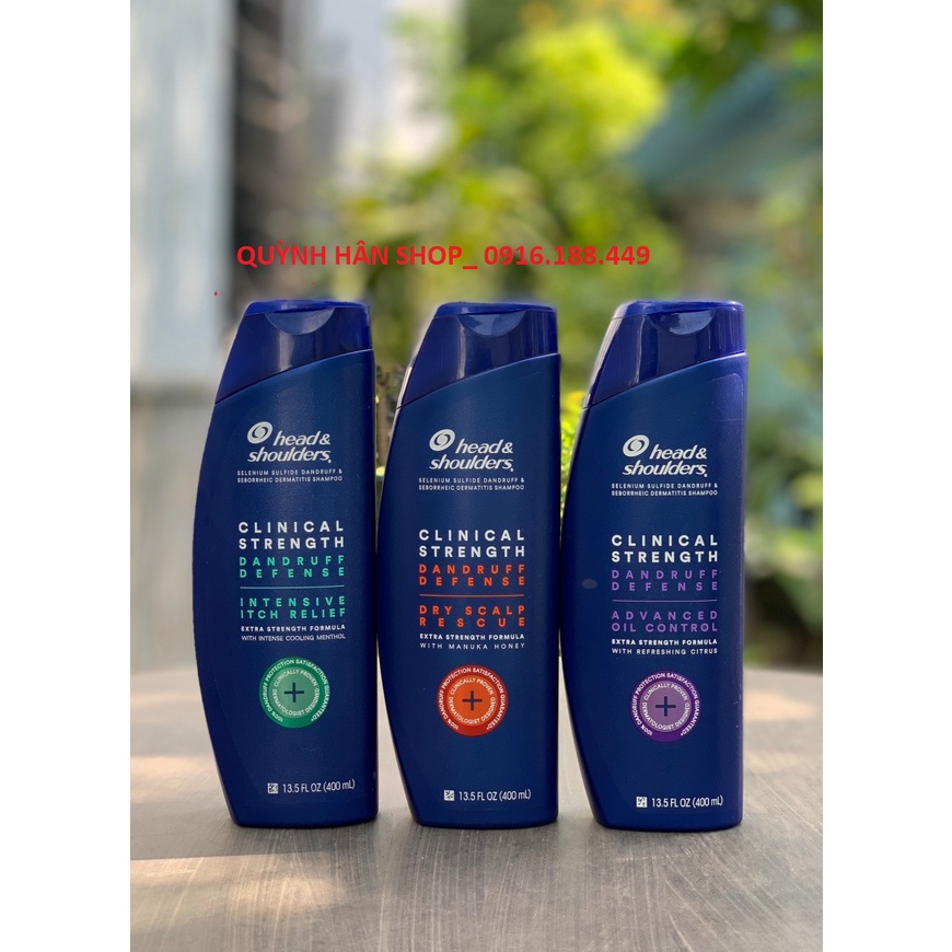 Dầu gội Head & Shoulder Clinical Strength 400ml