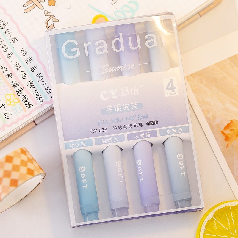 Màu Sắc Bút Đánh Dấu Thay Đổi Màu graffiti Cho Học Sinh / Văn Phòng