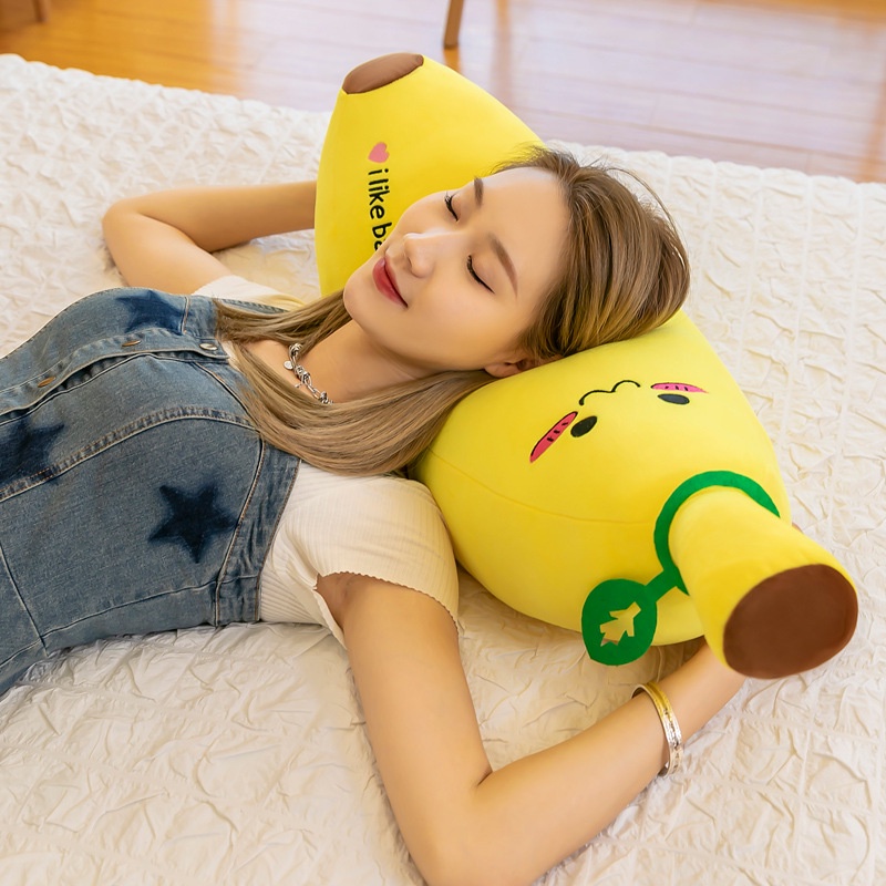 Gấu Bông Hình Quả Chuối 30cm 50cm Đáng Yêu