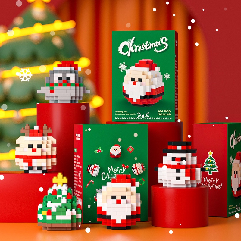 Ông Già Noel Lắp Ráp Để Bàn Trang Trí Giáng Sinh