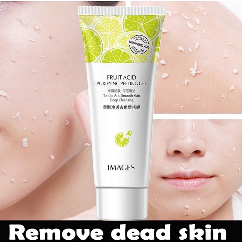 Axit Trái Cây Tẩy Tế Bào Chết Da Mặt Gel 50G Cho Hồng Làm Trắng Da Mặt 80G Da Mặt Tẩy Tế Bào Chết Toàn Thân Sữa Sâu Làm Trắng Da AubessDS