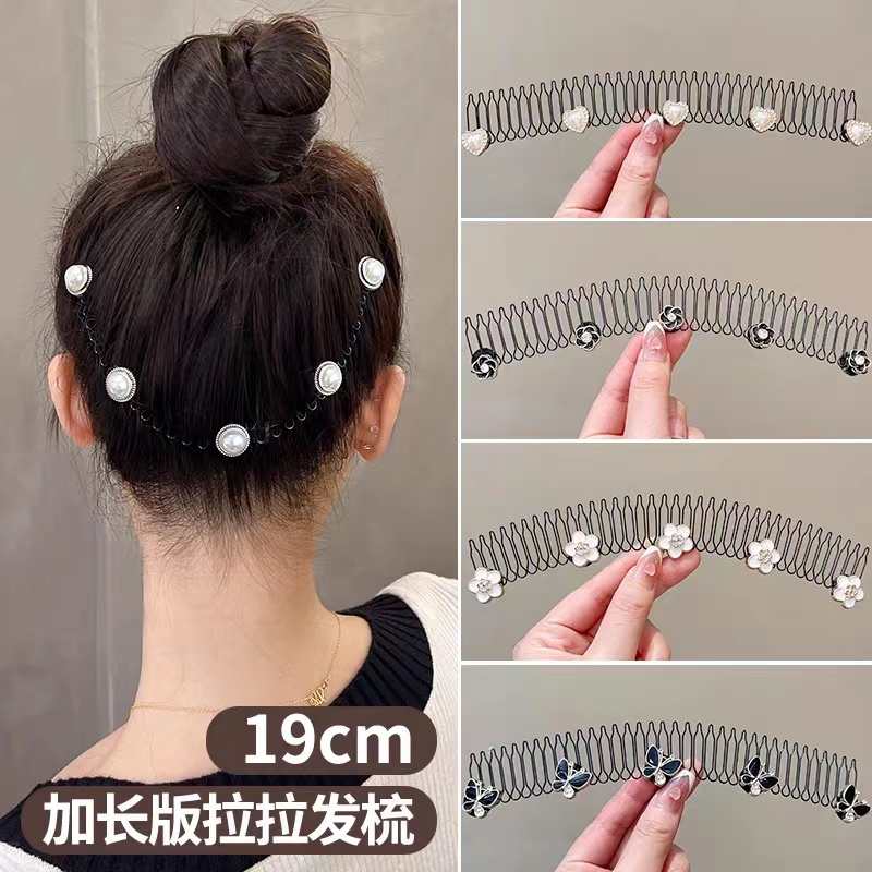Lược Cài Tóc Chữ u Họa Tiết Hoạt Hình Dễ Thương Cho Bé