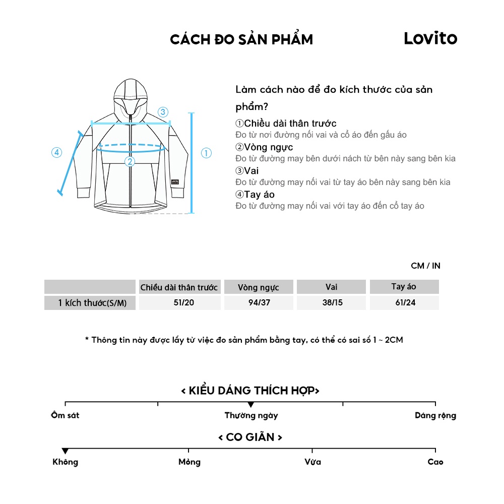Áo khoác Lovito nút trước có túi ghép nối màu sắc màu trơn thường ngày cho nữ LNA29091