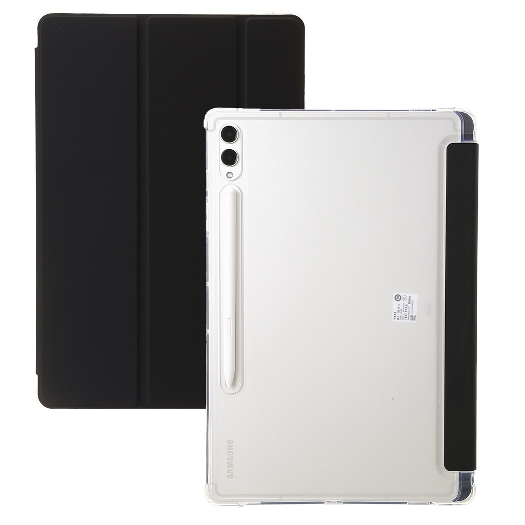Bao Da Máy Tính Bảng Nắp Lật Nam Châm Thông Minh Có Ngăn Đựng Bút Cho samsung tab s9 fe sm-J510 Smx516B 10.9 inch galaxy tab s9 fe + 12.4 inch Ốp