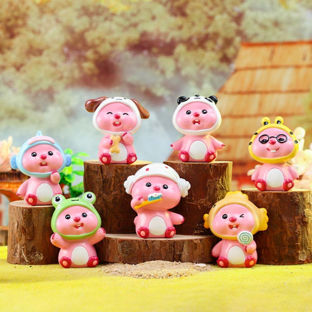 Hộp Quà Tặng Đồ Chơi Mô Hình Nhân Vật anime kawaii gogoup loopy Bằng Nhựa resin