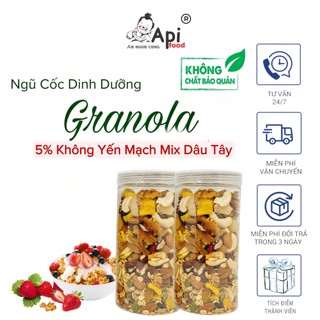  SIÊU HẠT DÂU TÂY Ngũ Cốc Dinh Dưỡng Ăn Liền 5% YẾN MẠCH