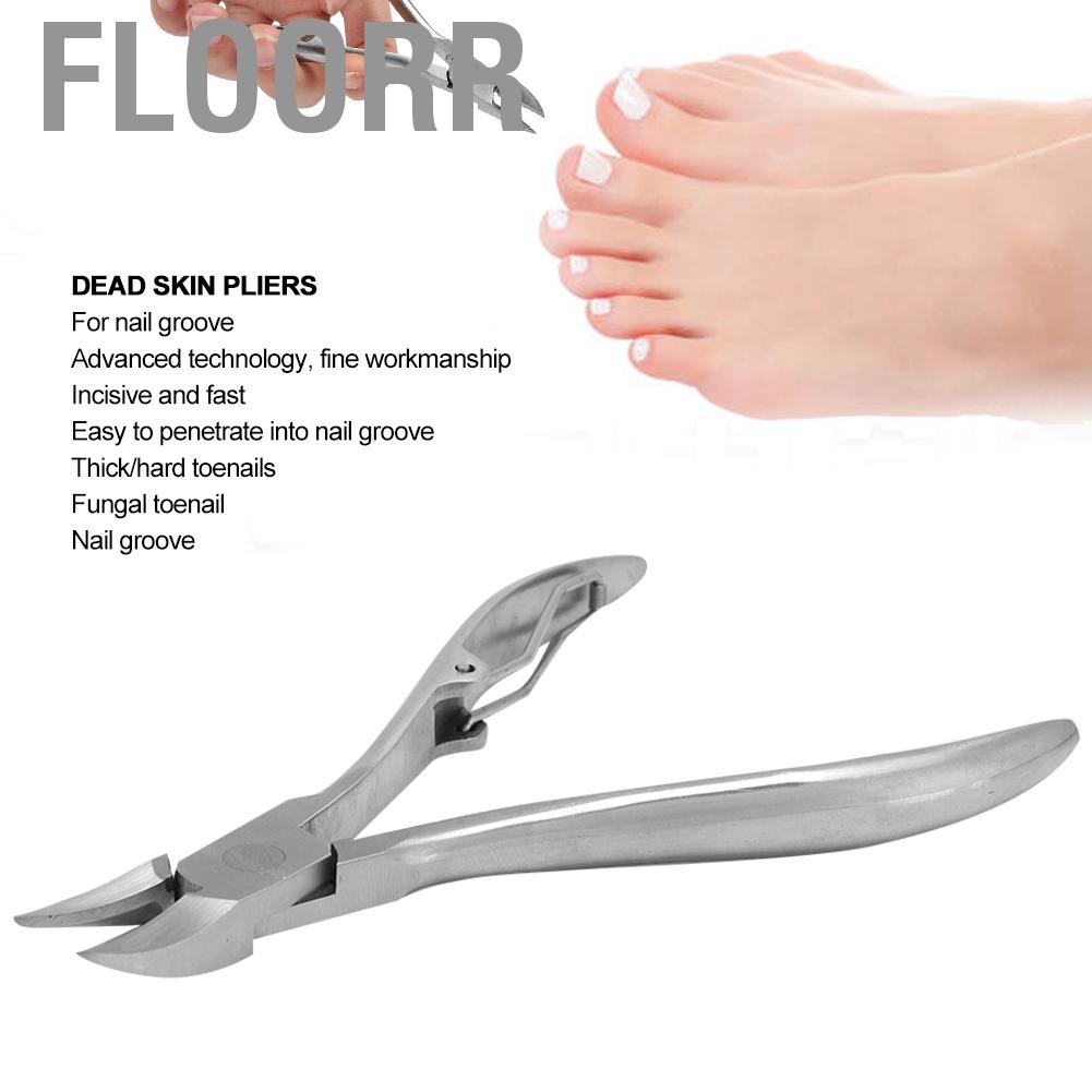 Floorr Callus  Shaver Stainless Steel Dead Skin Pliers Scissors Ingrown Toenails Paronychia