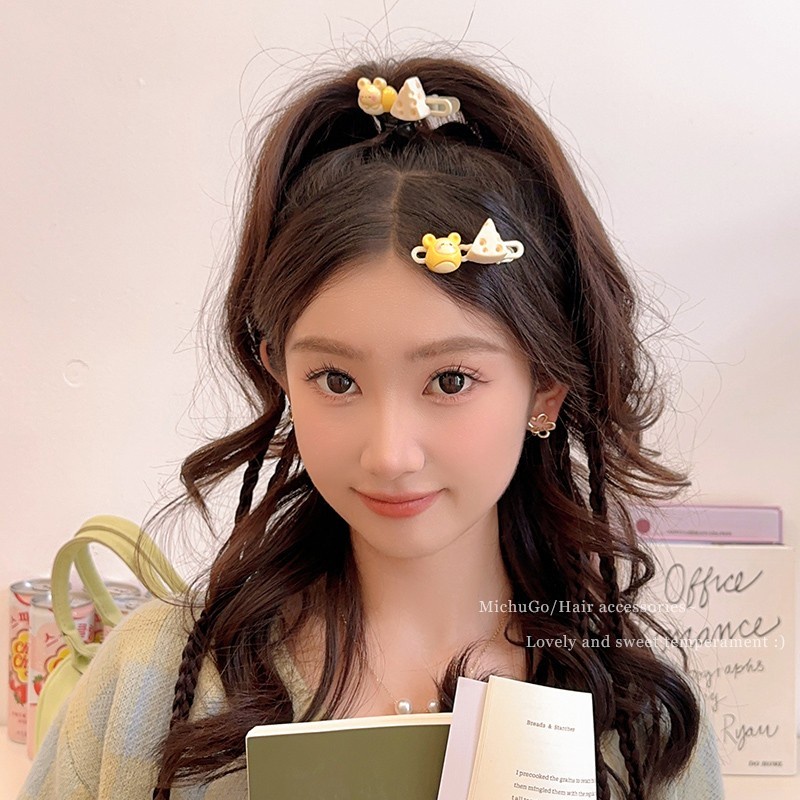 Dễ Thương Kẹp Tóc Hình Chuột hamster / Vịt Con Đáng Yêu Cho Bé