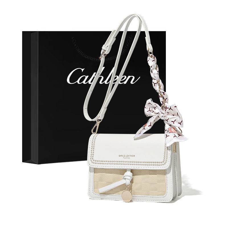 Kathleen niche Túi Xách Đeo Vai Hình Vuông Nhỏ Nhắn Xinh Xắn Thời Trang 2022 Cho Nữ