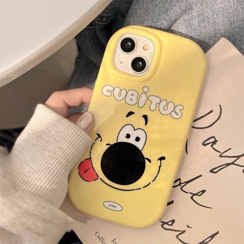 Ốp Điện Thoại Silicon Họa Tiết Chú Cún Hoạt Hình Cho iphone 7 7plus 8 8plus xs xr 11 12 13 14 15pro plus promax
