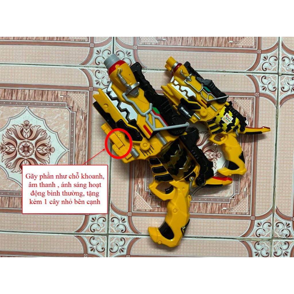 Đồ chơi Kyoryuger - Biến hình Siêu Nhân Điện Long - Chính Hãng BandaiTặng ô tô