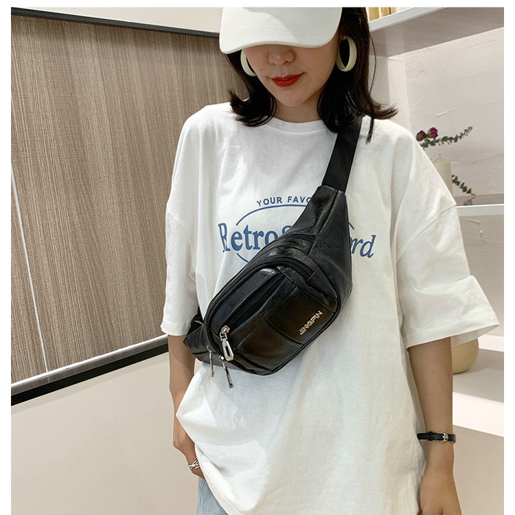 Imelon Túi Đeo Hông Thể Thao Bằng Da pu Cỡ Lớn Đa Năng Thời Trang Cho Nam Và Nữ