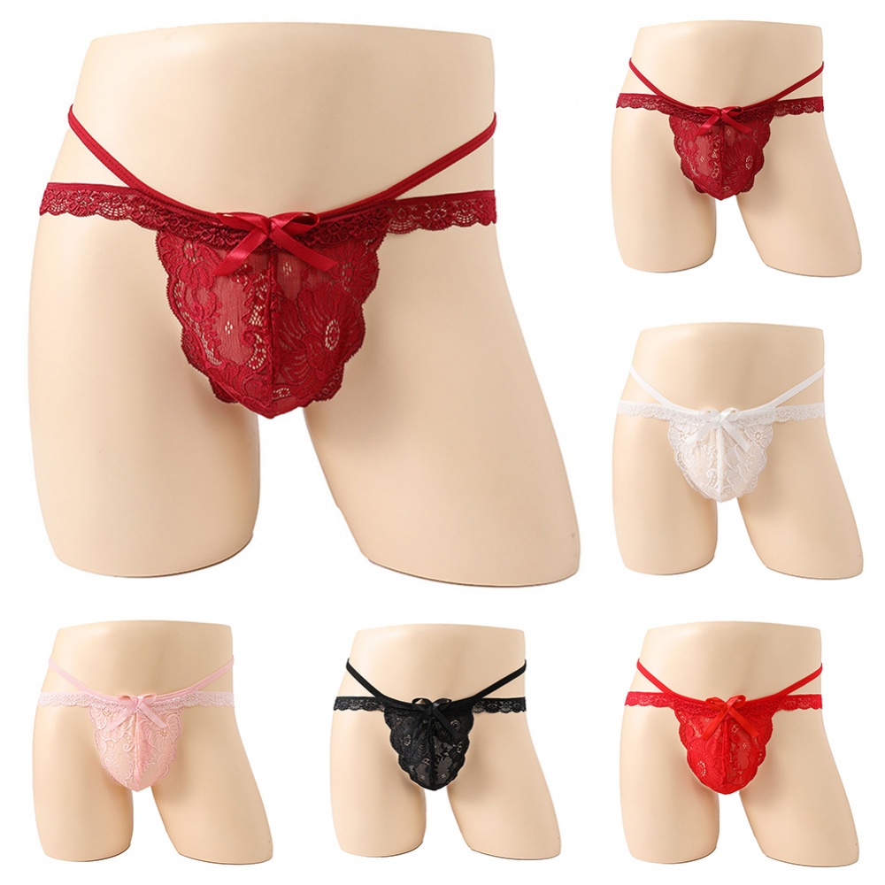 Sissy Quần Lót Ren Lọt Khe Gợi Cảm Cho Nam