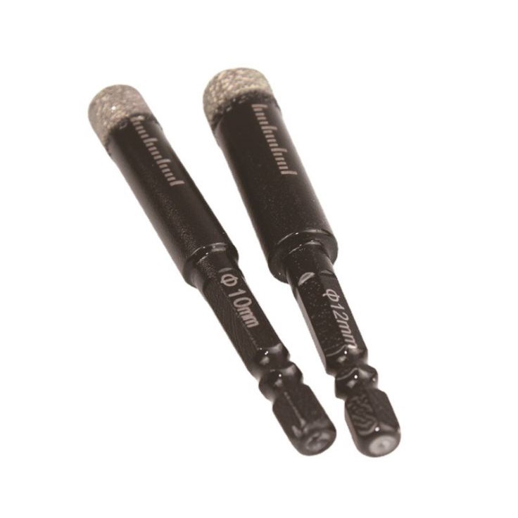 Mũi khoan kính,gạch men,đá hoa,thủy tinh đa năng chuôi lục giác Mũi khoan đa năng phủ kim cương chuyên khoan lỗ gạch men