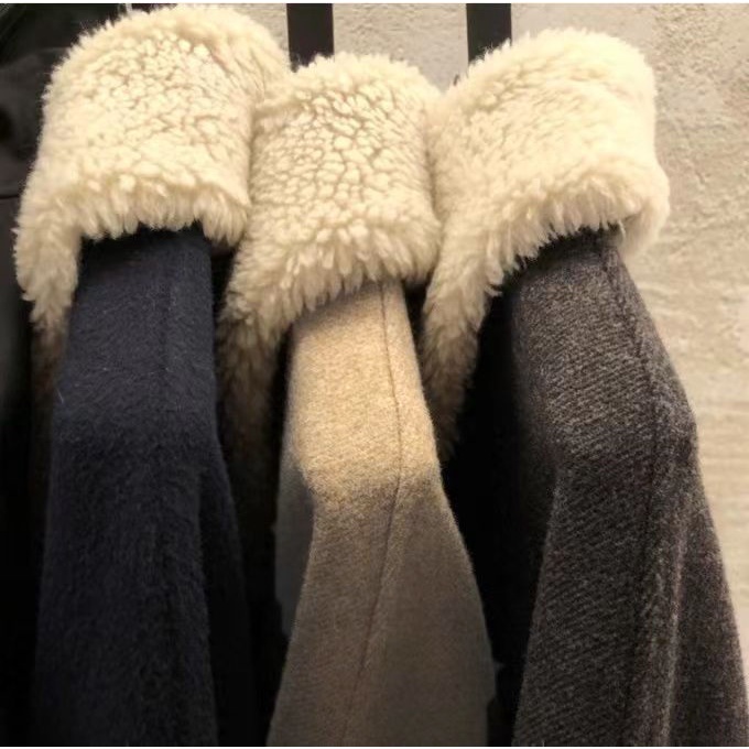 Áo Khoác Len Ngắn Hai Hàng Nút Cài Phong Cách dongdaemun Thời Trang Thu Đông Hàn Quốc Hàng Mới 2022