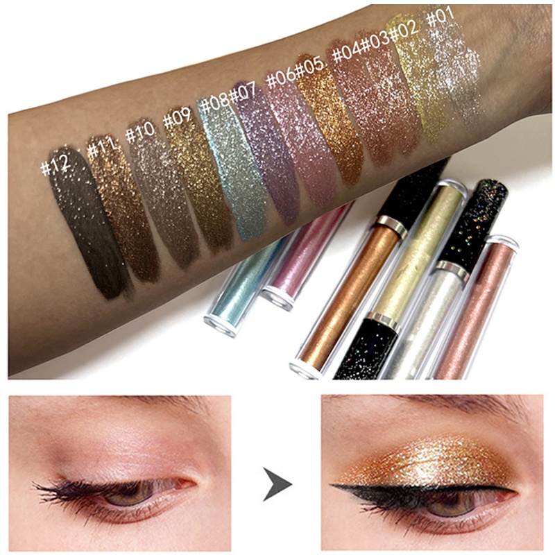 Nhũ Mắt Dạng Gel Lấp Lánh Kháng Nước Và Lâu Phai Sành Điệu Cho Nữ