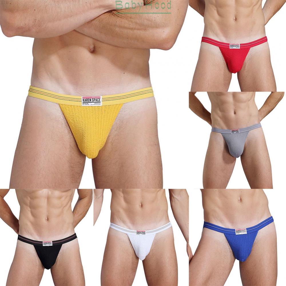 Mens Sexy Proud Jockstrap Underpants G-String V-Shaped Thong Bikini Underwear#BBHOOD