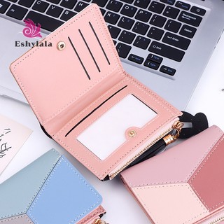 1Pc 2023 Năm Ngắn Ví Nữ Dây Kéo Thời Trang Ví Đựng Tiền Xu Nữ Túi Đựng Thẻ Nhỏ Túi Đựng Thẻ Bé Gái Túi Ly Hợp [MỚI]