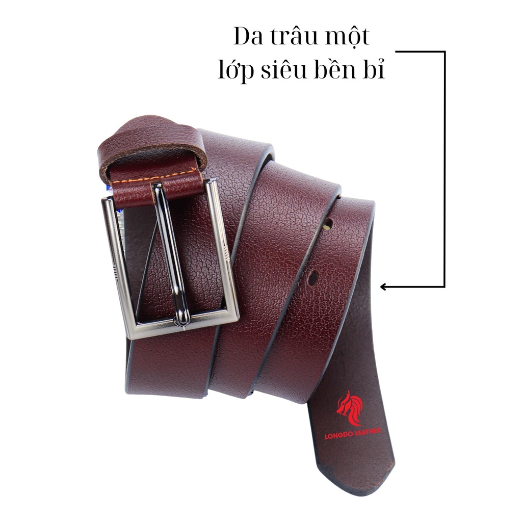 Thắt lưng da trâu bản 2.8cm và 3.5cm thương hiệu Longdo Leather - TL03