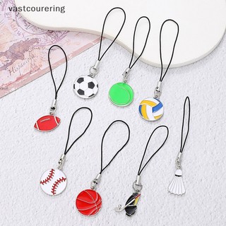 Vast móc khóa thể thao treo xe hơi mặt quả bóng chuyền bóng chày bóng chày bóng chày bóng chày bóng chày sáng tạo thời trang mới en