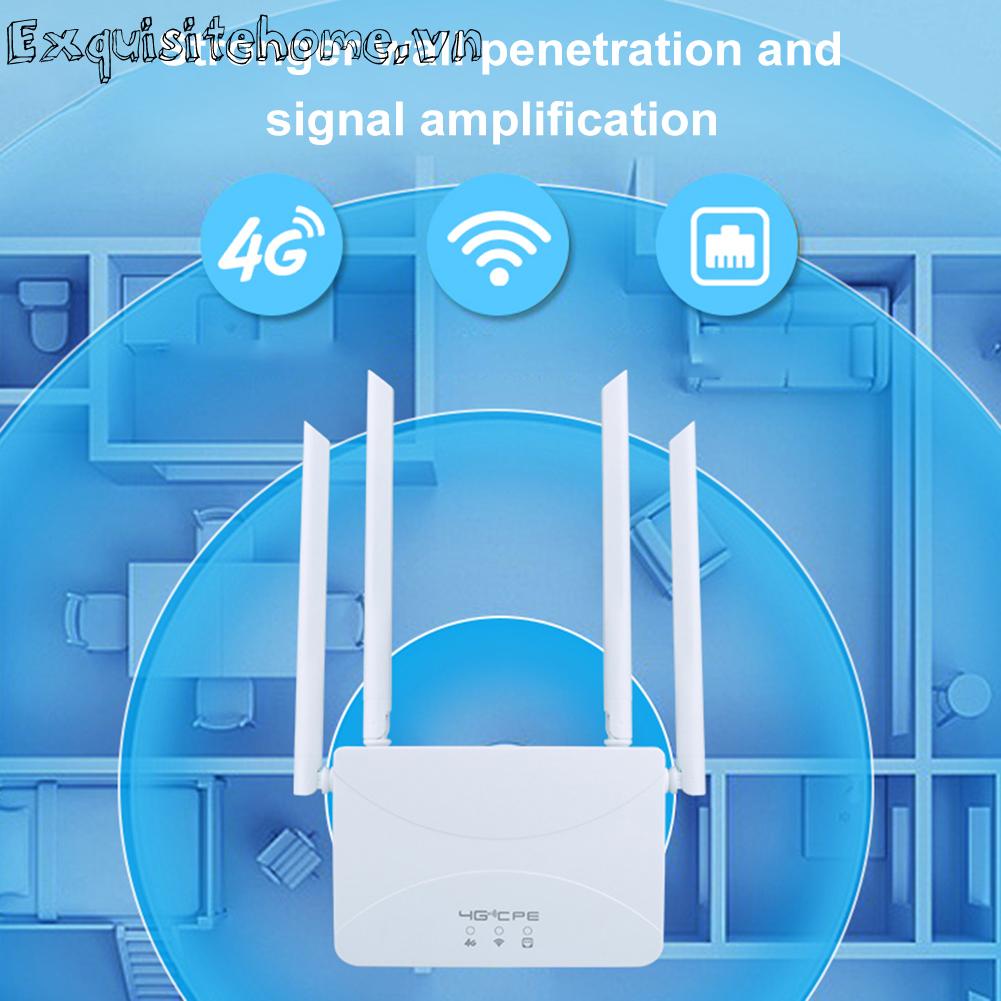 Máy Định Vị Không Dây 150mbps lte cpe rj45 usb 4g Với Khe Thẻ sim