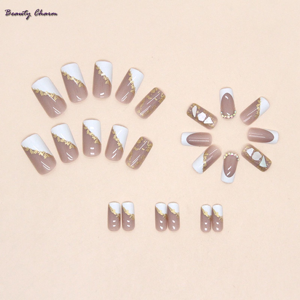 Móng Tay Giả Lá Vàng Siêu Bền Và Không Bao Giờ Xẻ Tà