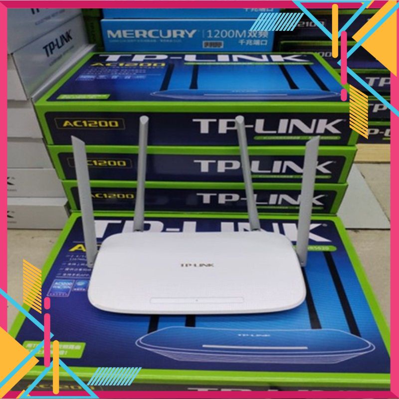 Vua Xuyên Tường Wifi Kích Sóng,Thu Và Phát  Sóng Wifi Tp Link TL-WDR 5620 Ac 1200Mbps, 4 Router- Linh Wifi
