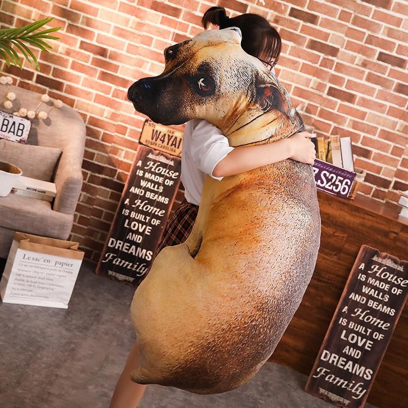 ⚡Còn Hàng⚡ Mô Phỏng 3d Hình Chú Chó Con Đệm Trang Trí Gối Ném Có Bông PP Bên Trong Trang Trí Nội Thất Đồ   Sofa Hoạt Hình Gối Ngủ