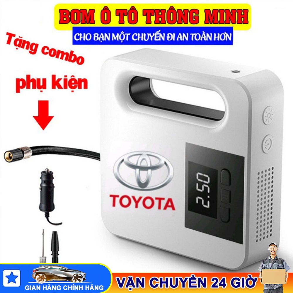 Máy Bơm Lốp Ô Tô Điện Tử Thông Minh PURI AIR - Máy Bơm Hơi Mini Tự Động PURI AIR By-995 - LAMJAD