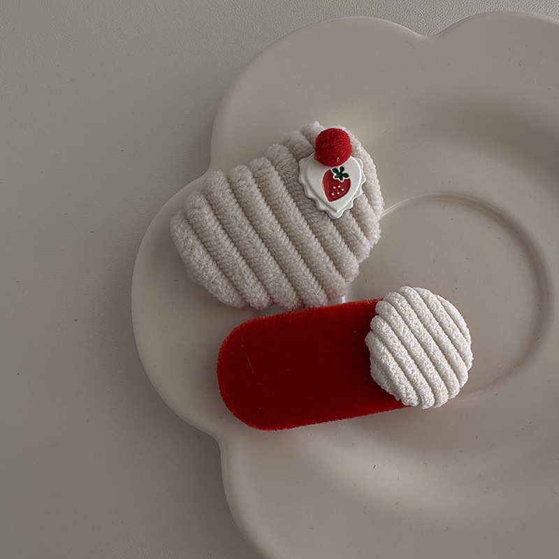 Kẹp Tóc Nơ Màu Đỏ Mừng Năm Mới Đáng Yêu