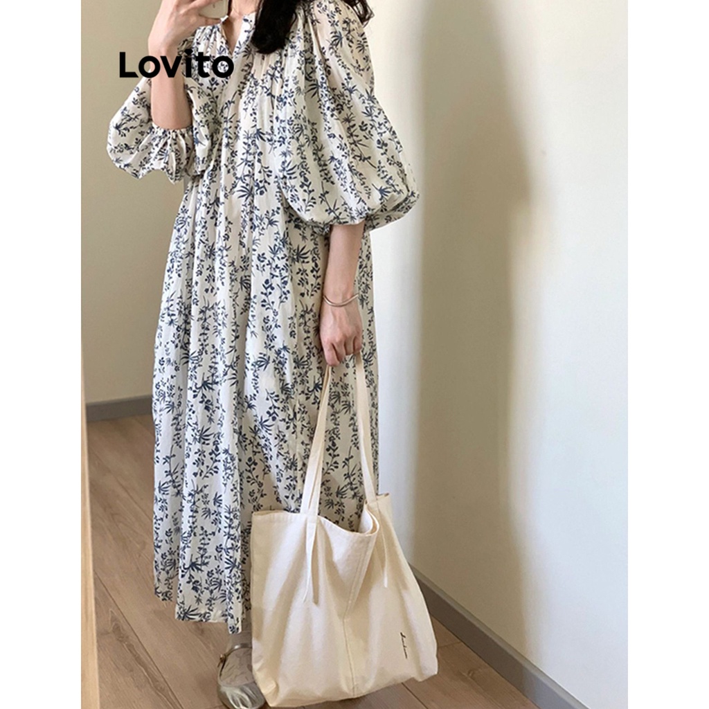 Lovito Đầm hoa Ditsy thường ngày dành cho nữ LNA26150