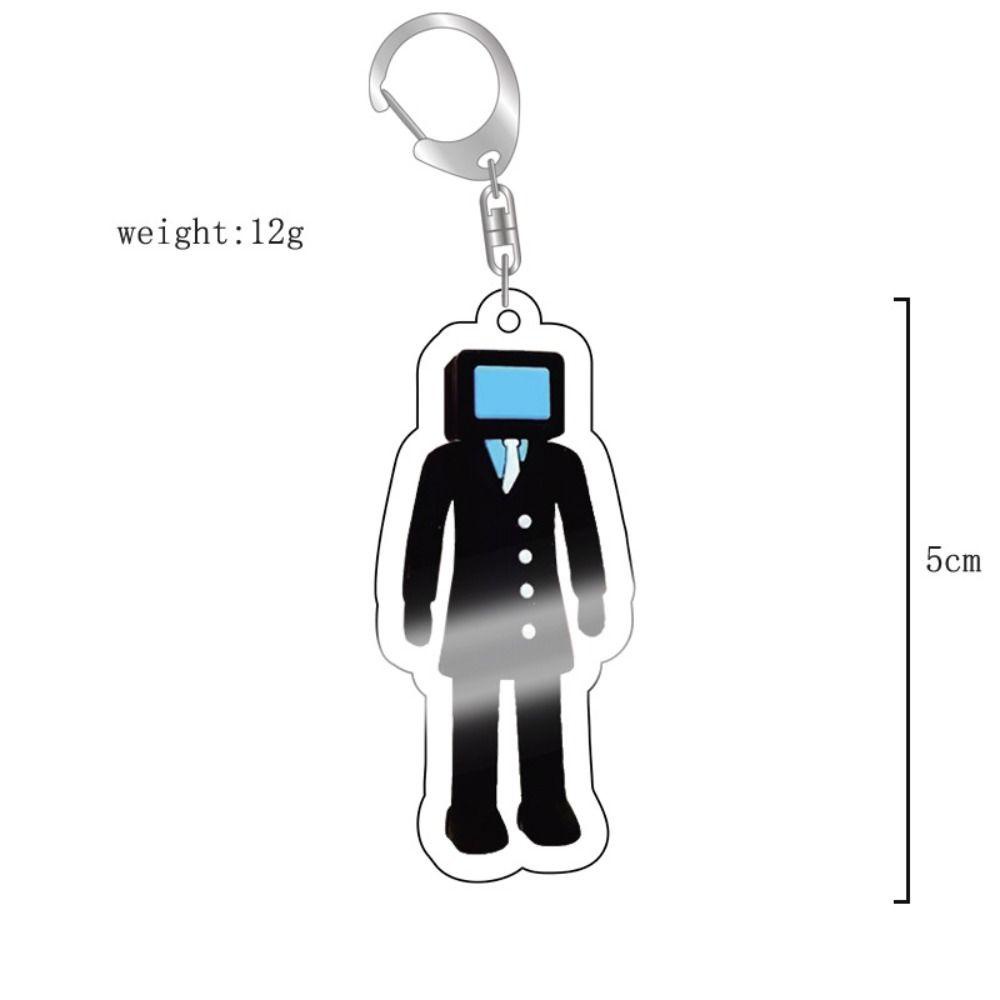 Niuyou Móc Khóa toilet man man Campara man skibidi Bằng Silicon Làm Quà Tặng Cho Nam bop bop