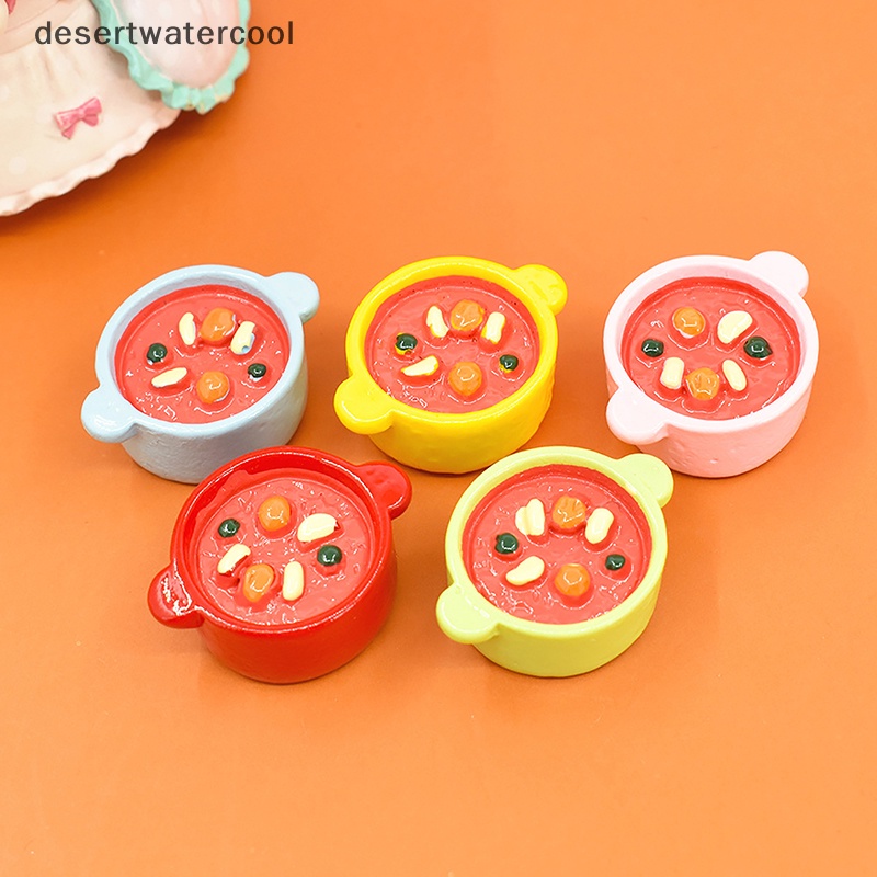 Set 2 Đồ trang trí Nồi Lẩu Mini Trang Trí Nhà Búp Bê diy