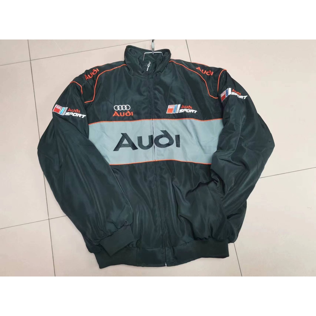 Áo Khoác bomber cotton Có Đệm cotton Tay Dài Thêu Họa Tiết f1 Phong Cách hip hop Cổ Điển Thời Trang Cho Nam Và Nữ