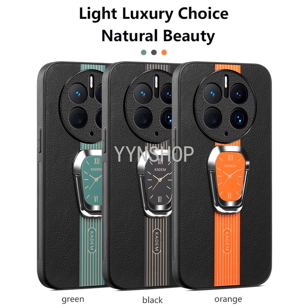 Yyn Ốp Điện Thoại tpu Chống Sốc Kèm Móc Xỏ Ngón Nam Châm Hình Đồng Hồ Cho huawei mate 50 pro mate40 pro mate30 pro mate20 pro