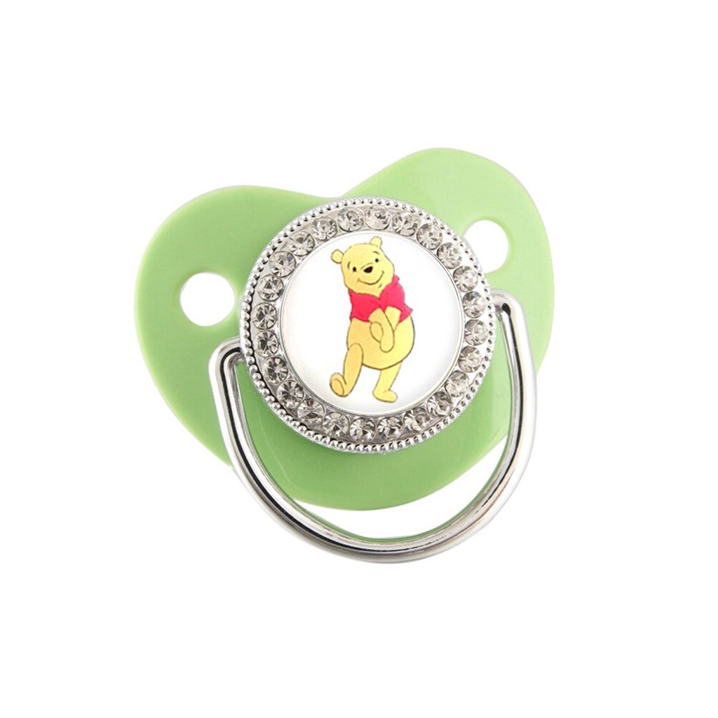 Núm Vú Giả Bằng Silicon Hình mickey minnie Dạng Lỏng Không bpa Cho Trẻ Sơ Sinh 0-3 Tuổi