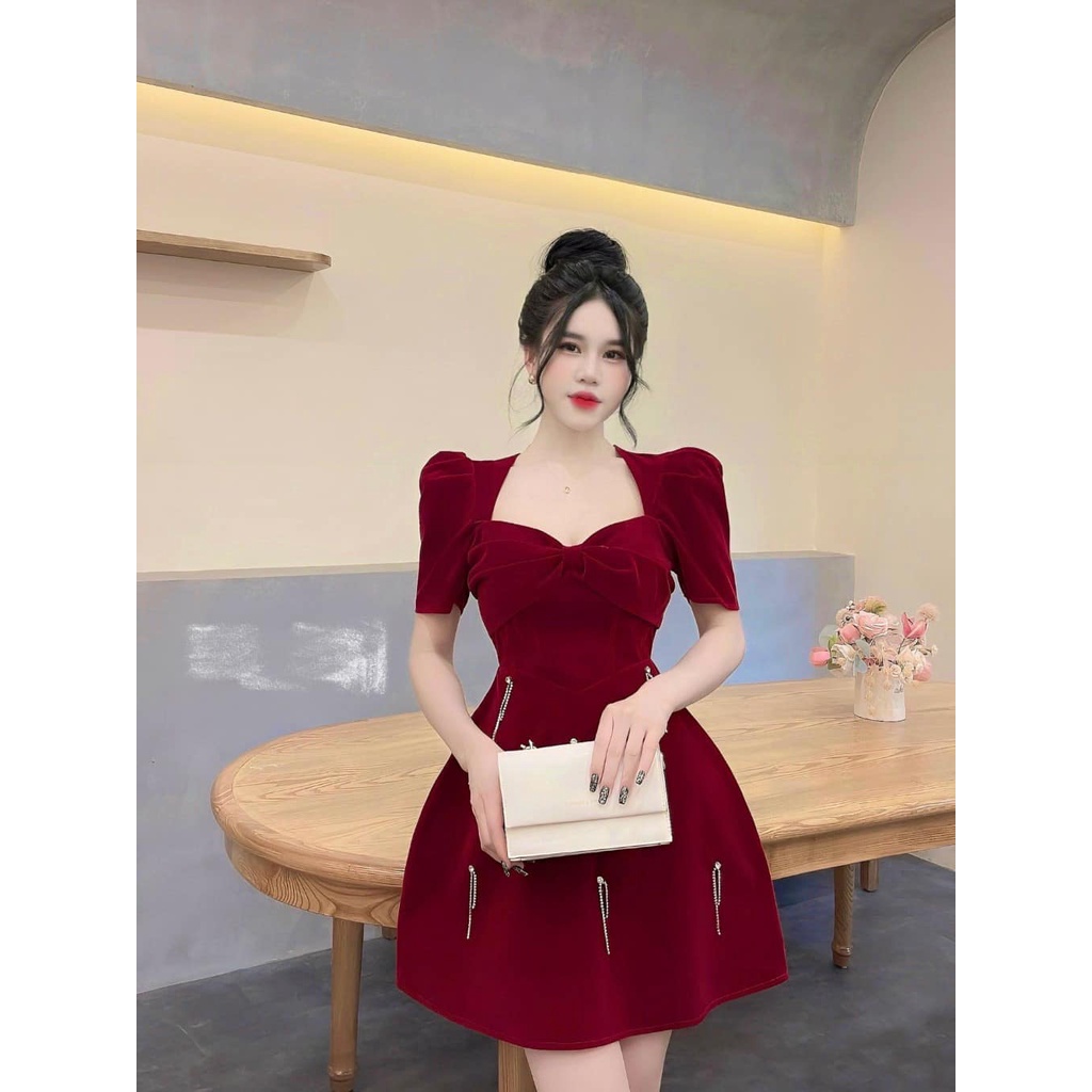 60-90KG ĐẦM NHUNG NƠ TUA ĐÁ BIGSIZE VƯƠNG NGỌC HÂN