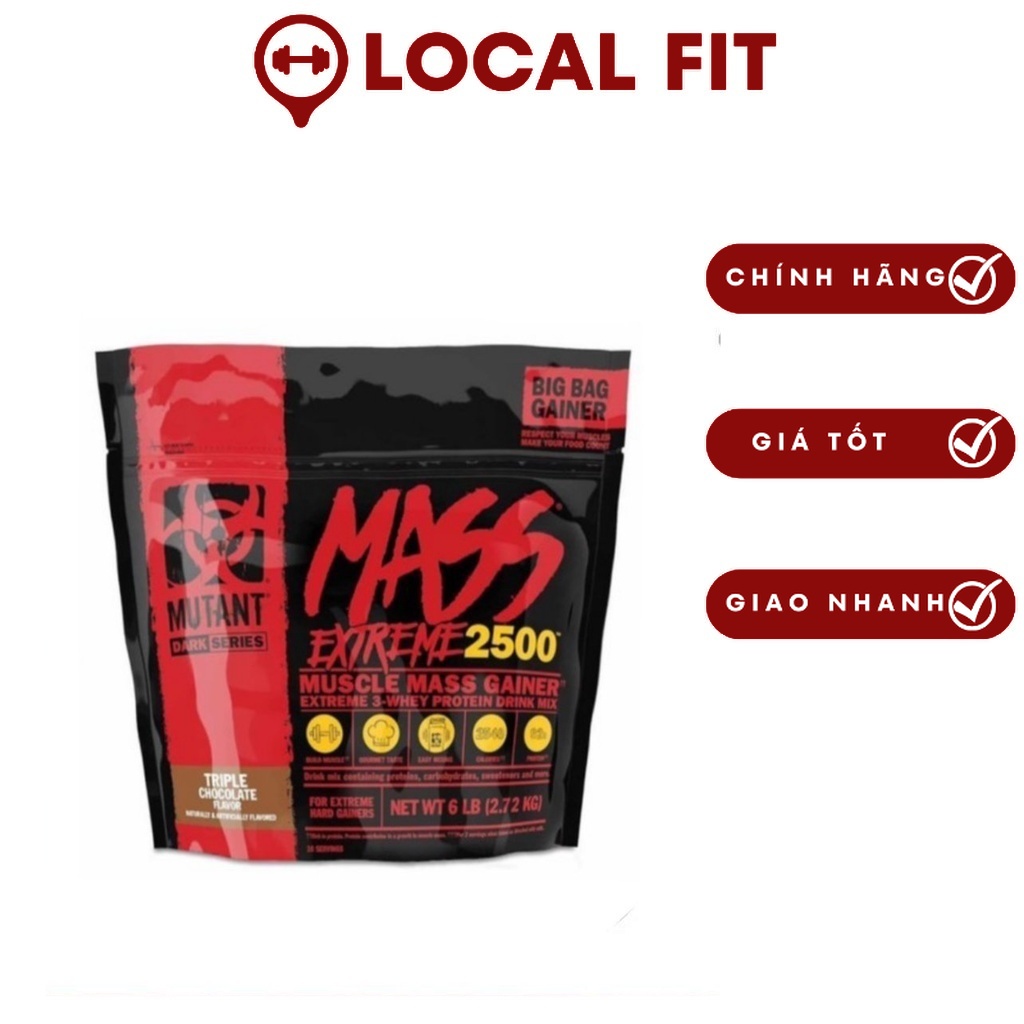 Mutant Mass Extreme 2500 Sữa Tăng Cân Nhanh Cho Người Gầy - 2.27kg