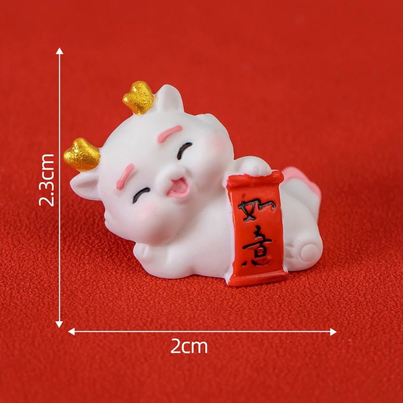 Hik Tượng Rồng Hoạt Hình Trang Trí Tiểu Cảnh Năm Mới 2024